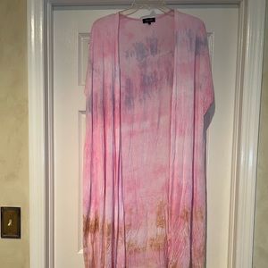 Amaryllis short sleeve duster size XL